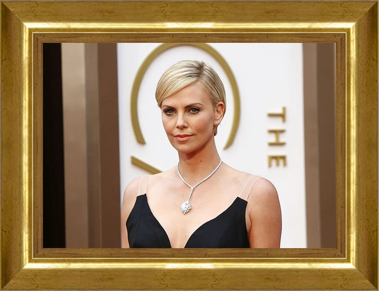 Картина в раме - Шарлиз Терон. Charlize Theron