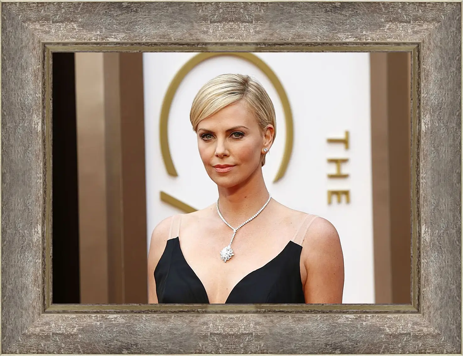 Картина в раме - Шарлиз Терон. Charlize Theron