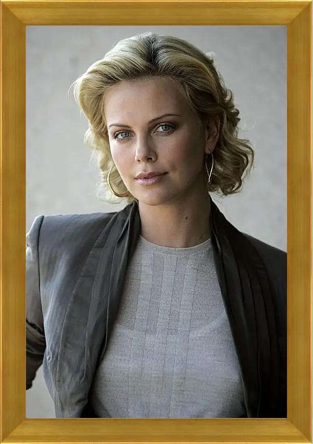 Картина в раме - Шарлиз Терон. Charlize Theron