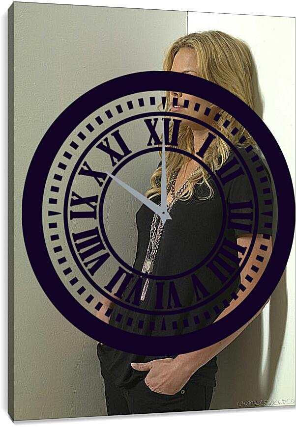 Часы картина - Шарлиз Терон. Charlize Theron