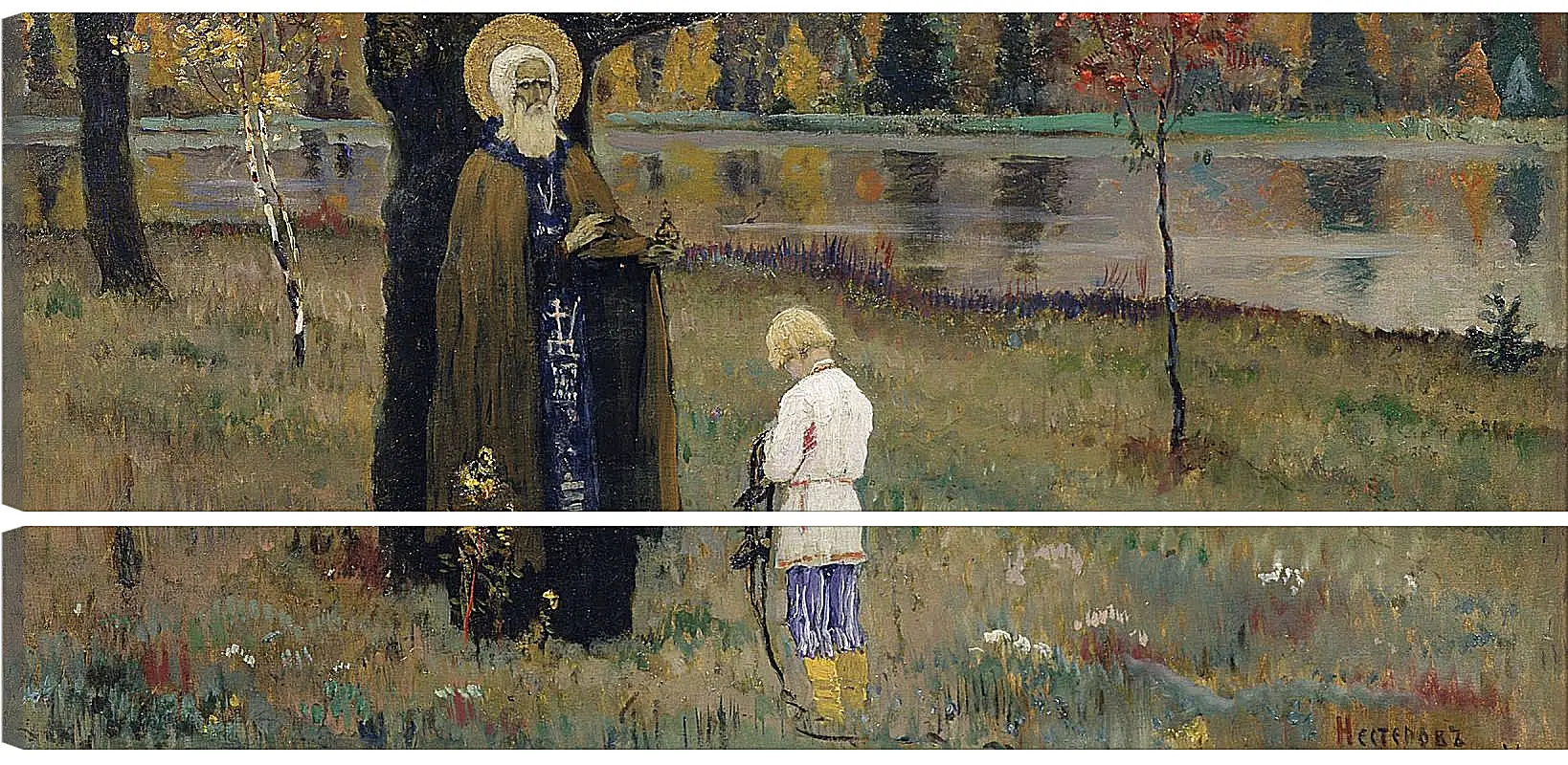 Модульная картина - Видение отроку Варфоломею 2. Нестеров Михаил