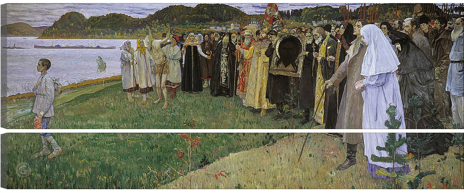 Модульная картина - На Руси. Нестеров Михаил