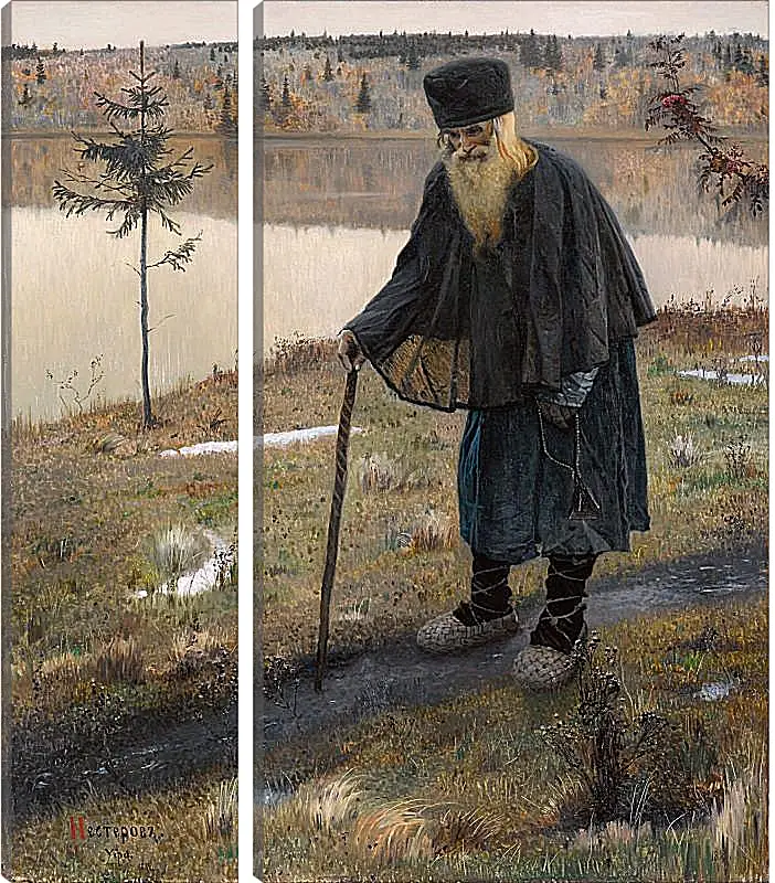 Модульная картина - Пустынник. Нестеров Михаил