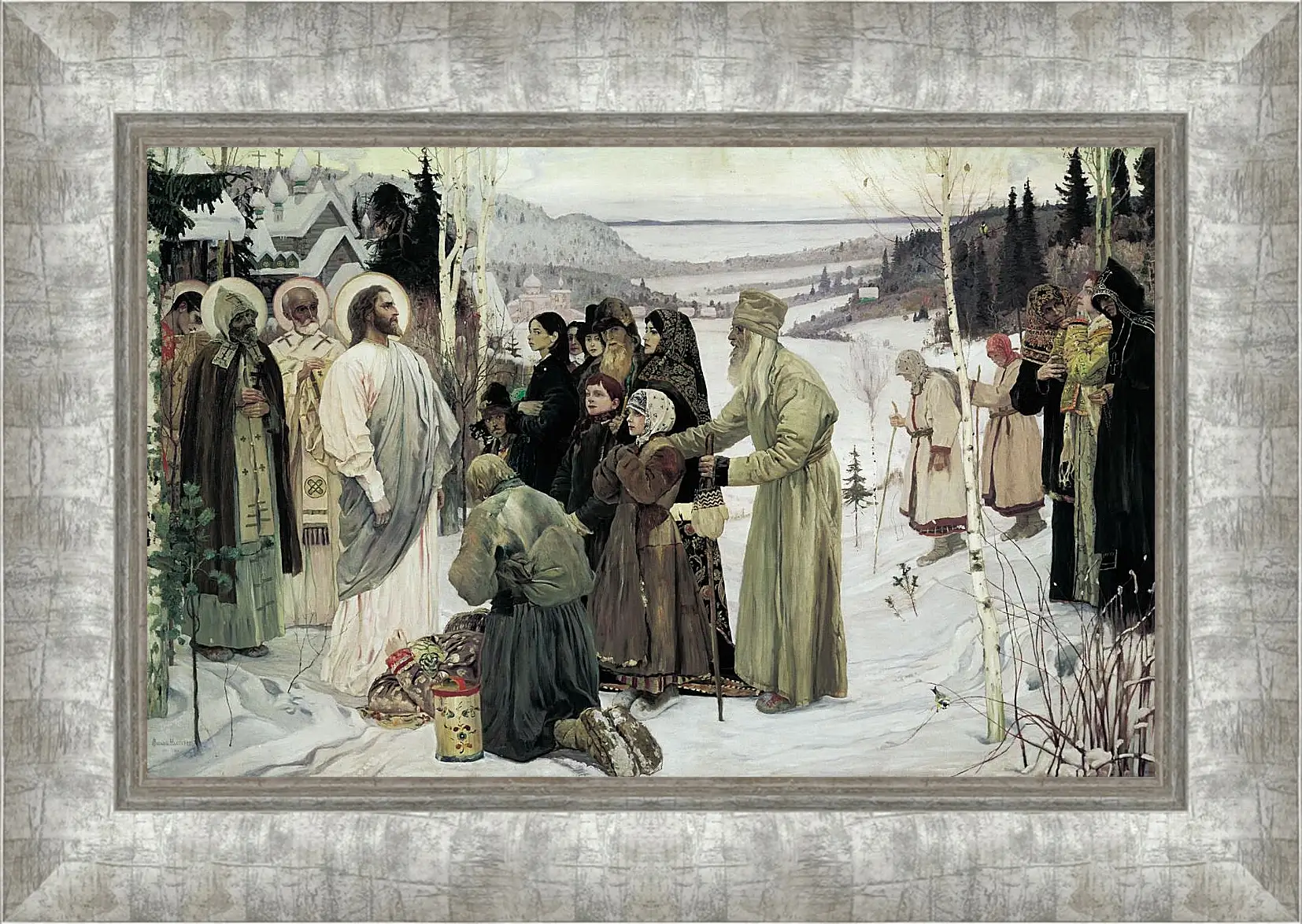 Картина в раме - Святая Русь. Нестеров Михаил