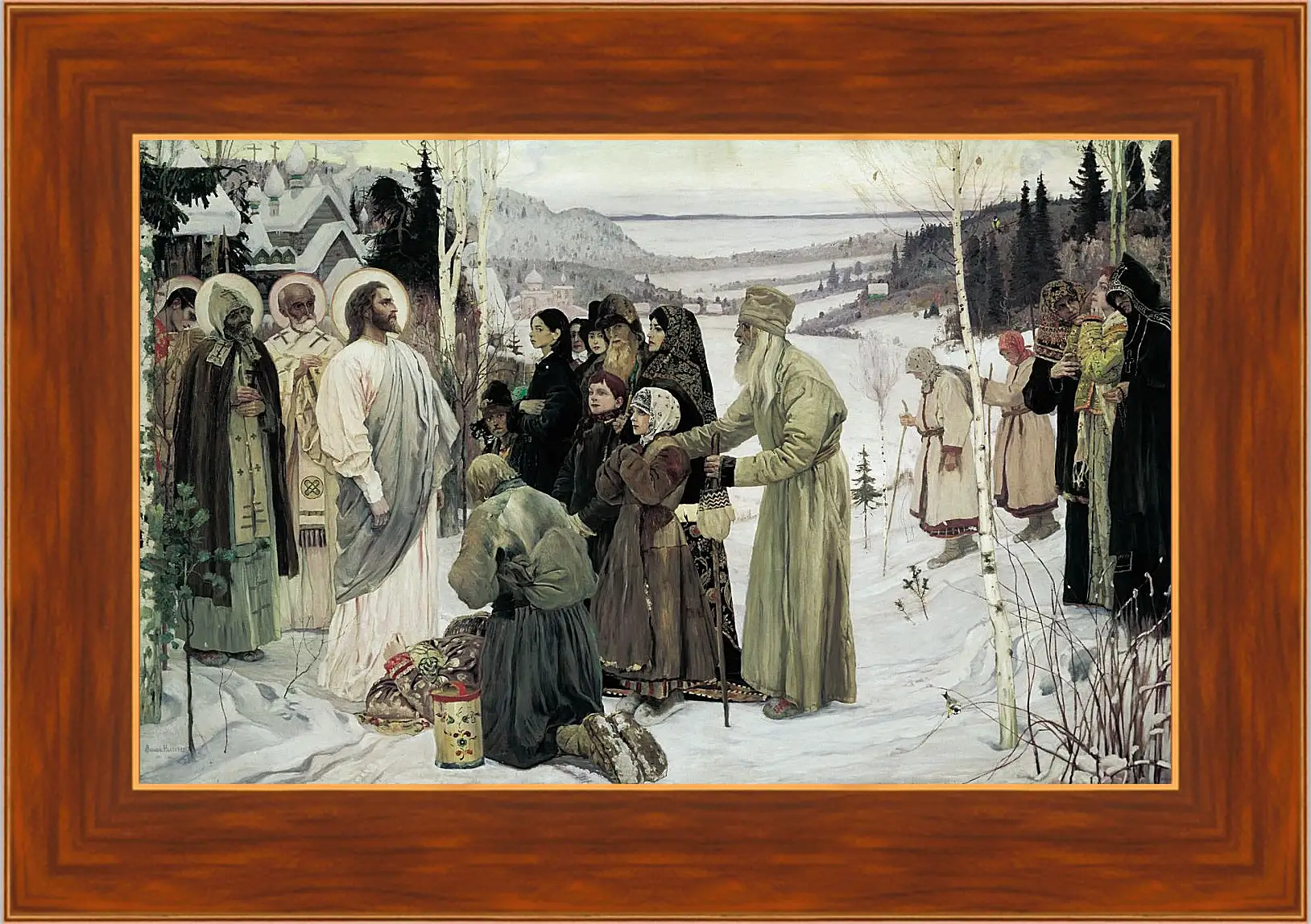 Картина в раме - Святая Русь. Нестеров Михаил