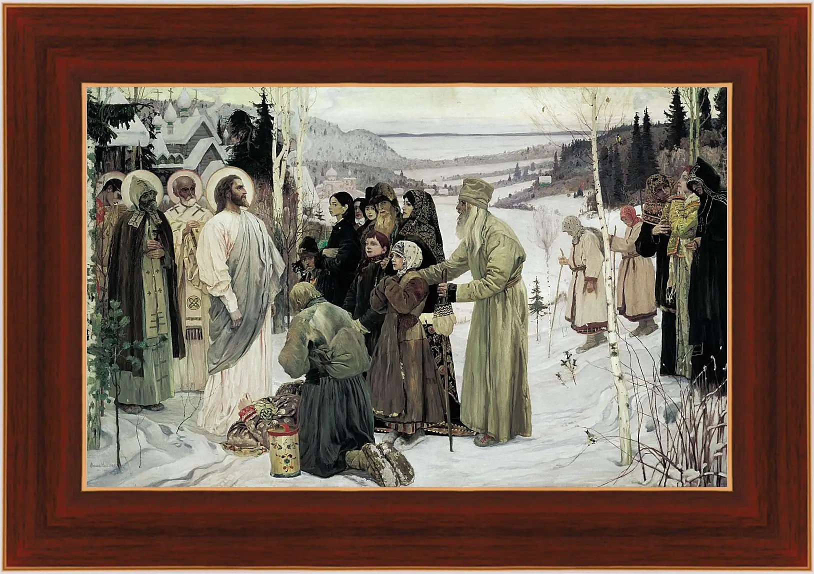 Картина в раме - Святая Русь. Нестеров Михаил