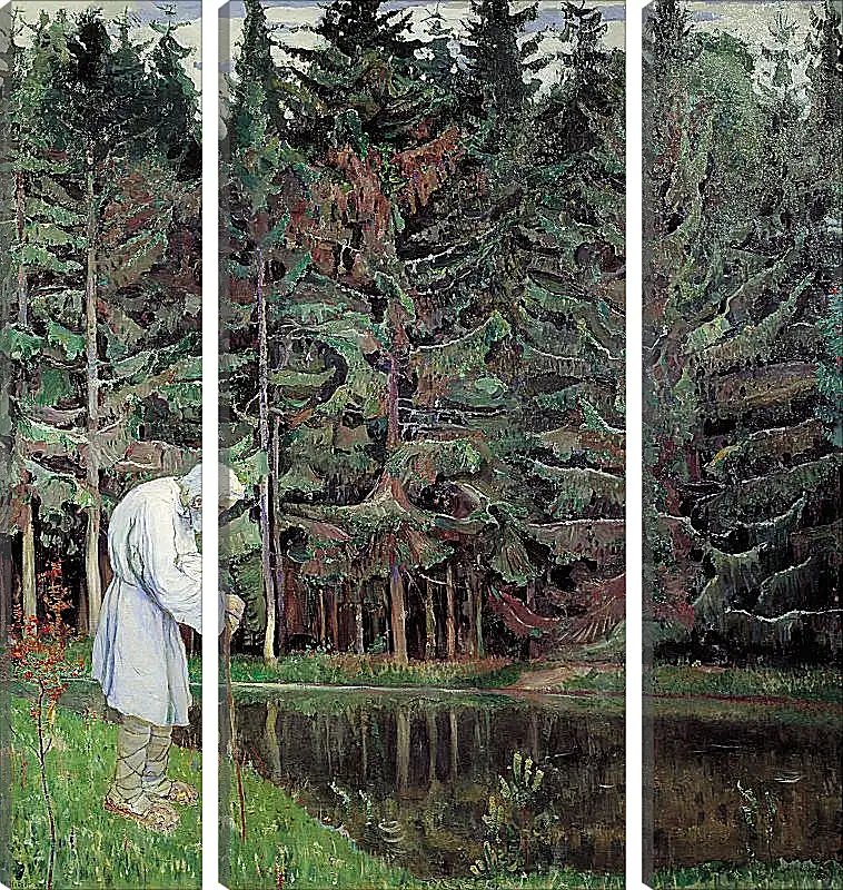Модульная картина - Старец. Нестеров Михаил