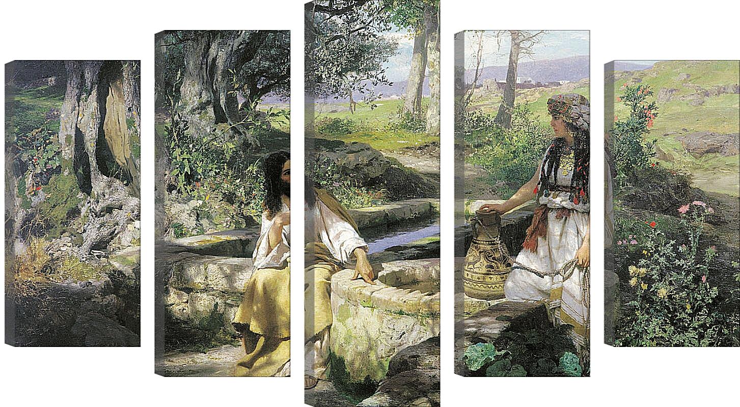 Модульная картина - Христос и самарянка. Семирадский Генрих