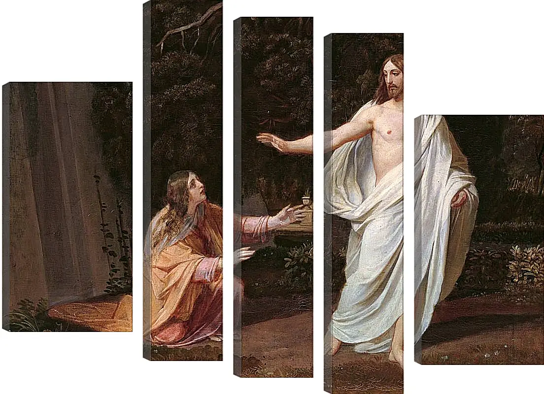 Модульная картина - Явление Христа Марии Магдалине после Воскресения. Иванов Александр