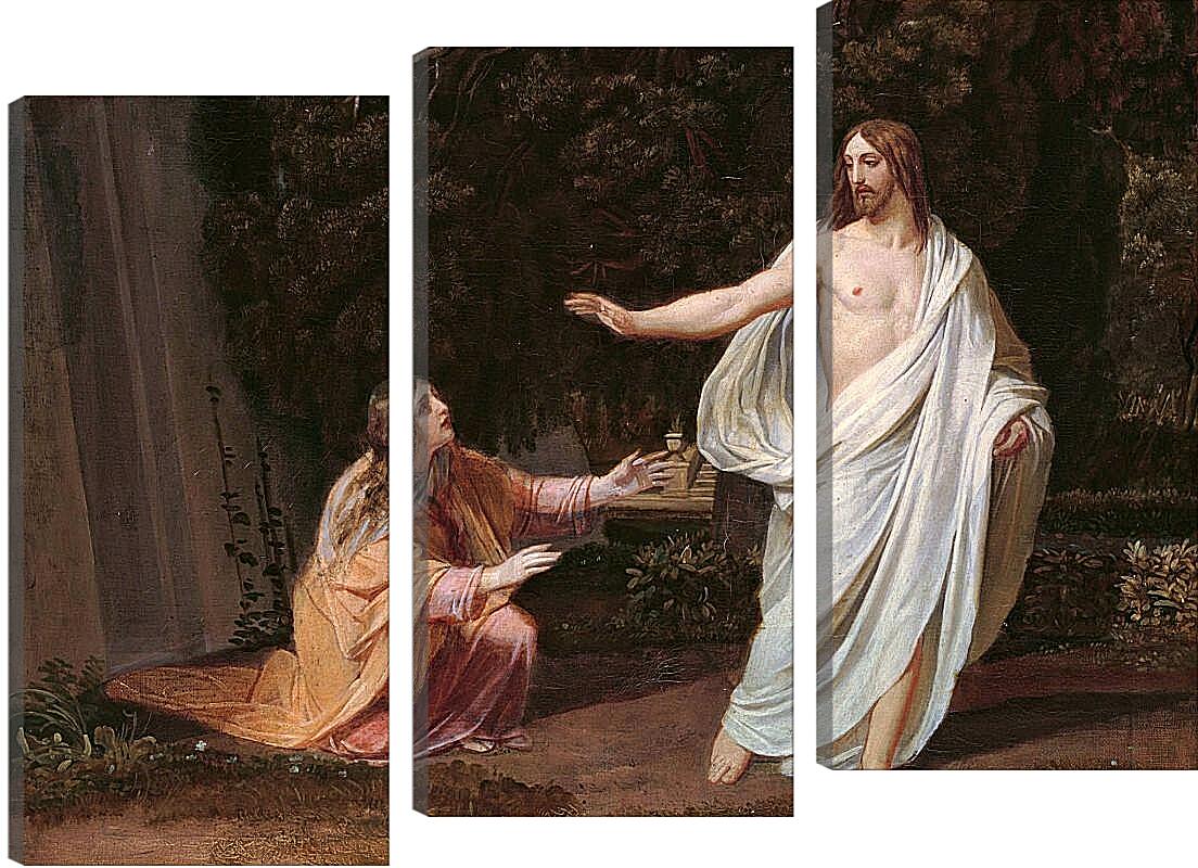 Модульная картина - Явление Христа Марии Магдалине после Воскресения. Иванов Александр