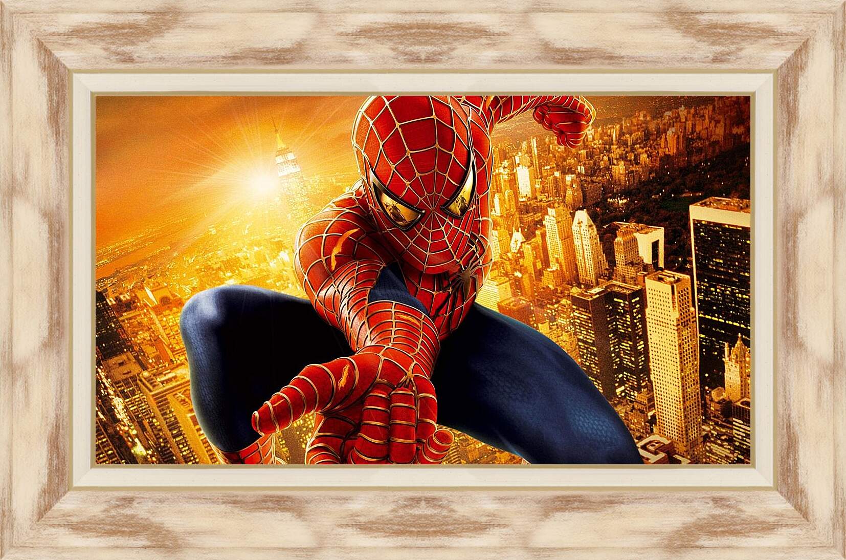 Картина в раме - Человек паук