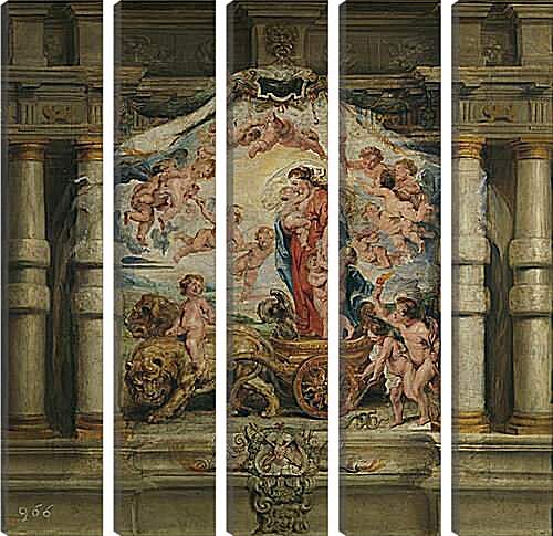 Модульная картина - Triunfo del Amor Divino. Питер Пауль Рубенс