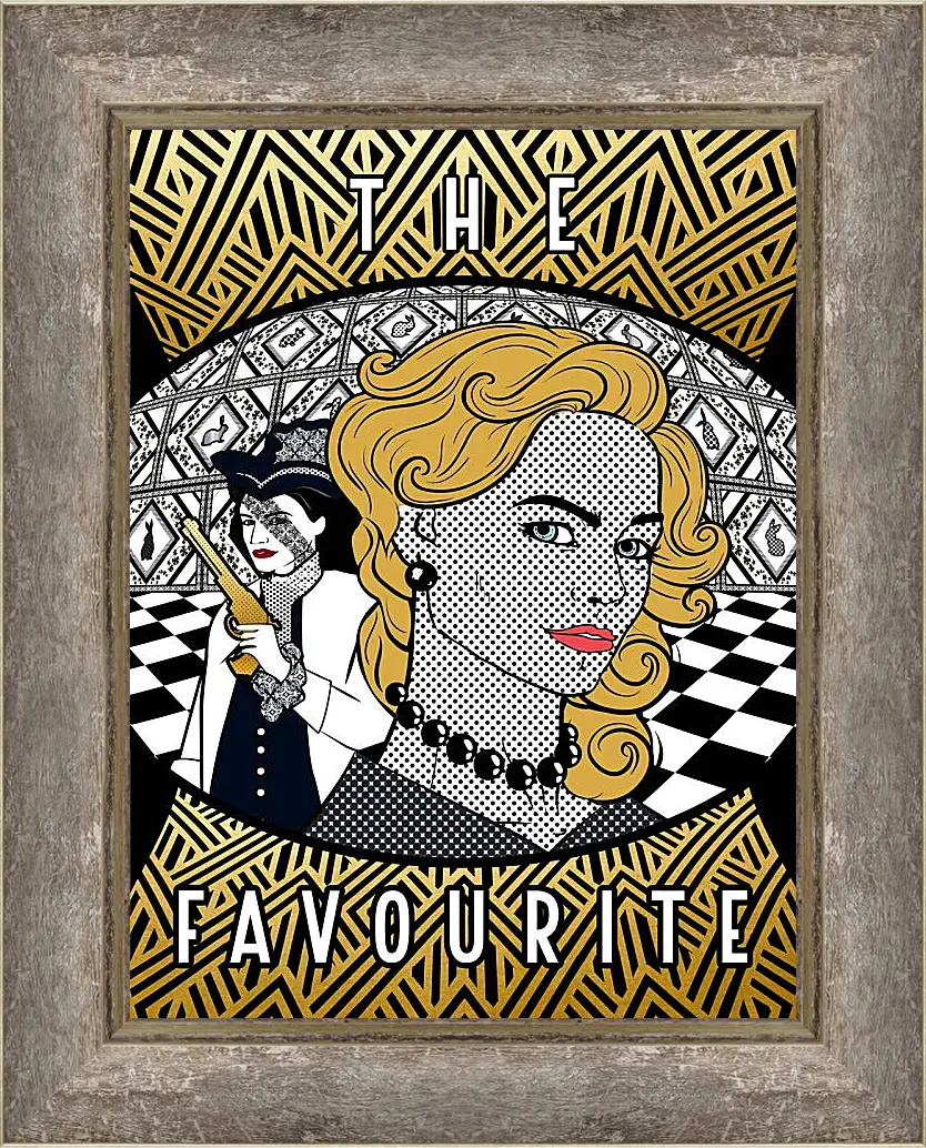 Картина в раме - Фаворитка