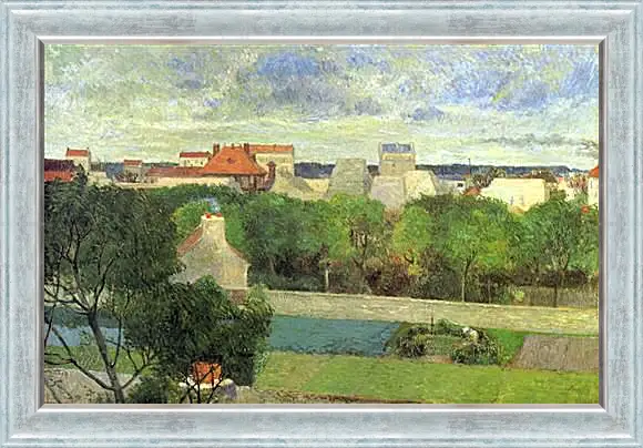Картина в раме - The Market Gardens of Vaugirard. Поль Гоген