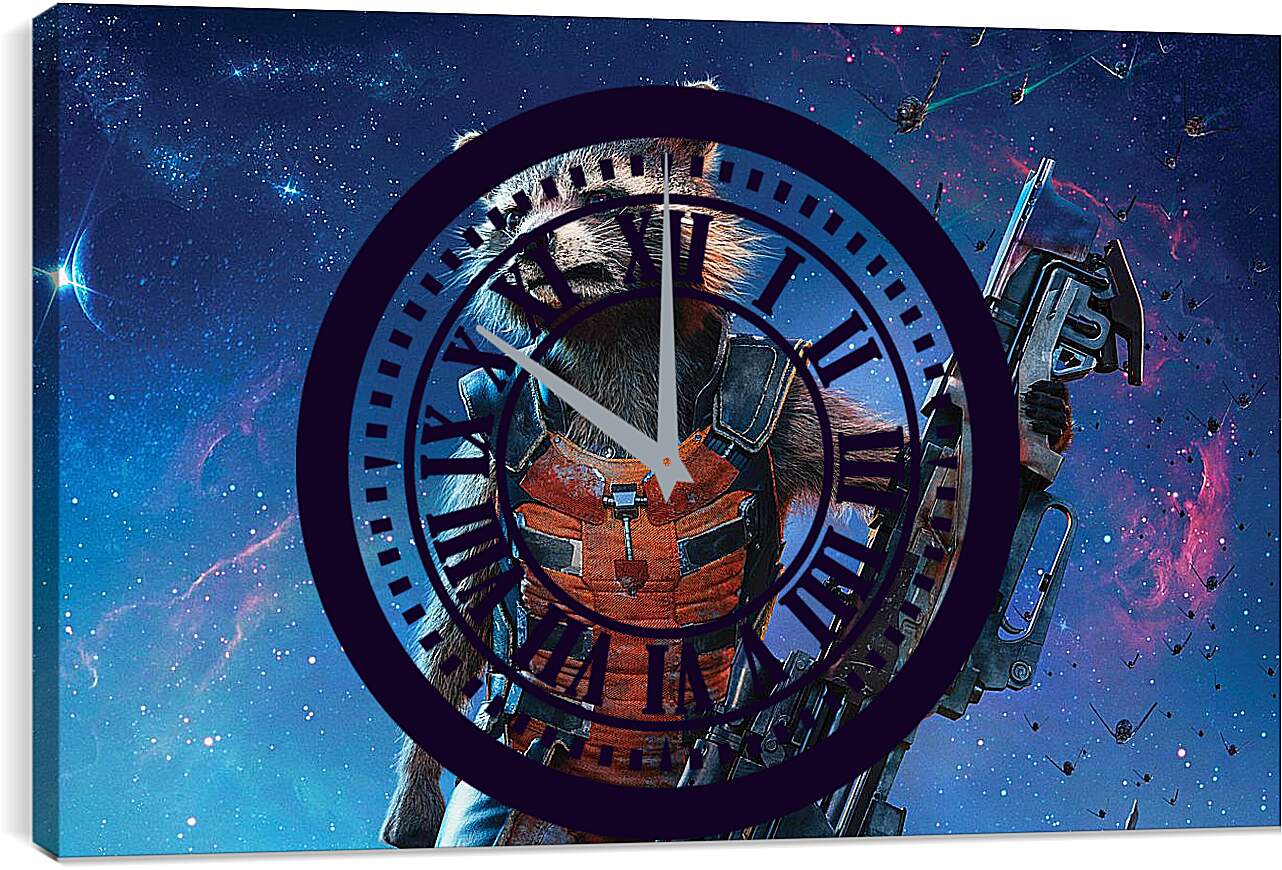 Часы картина - Ракета Стражи Галактики