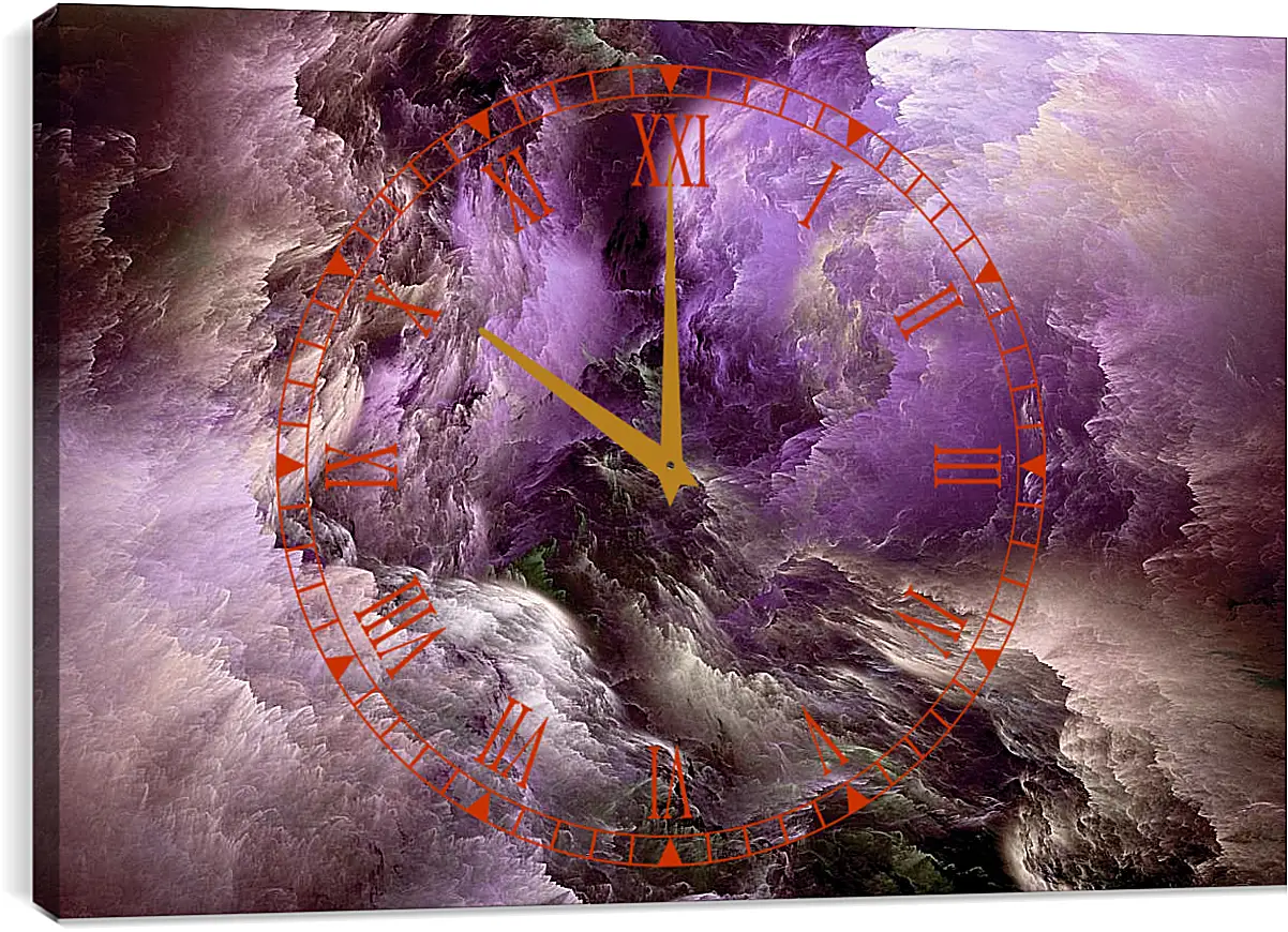 Часы картина - Абстракция