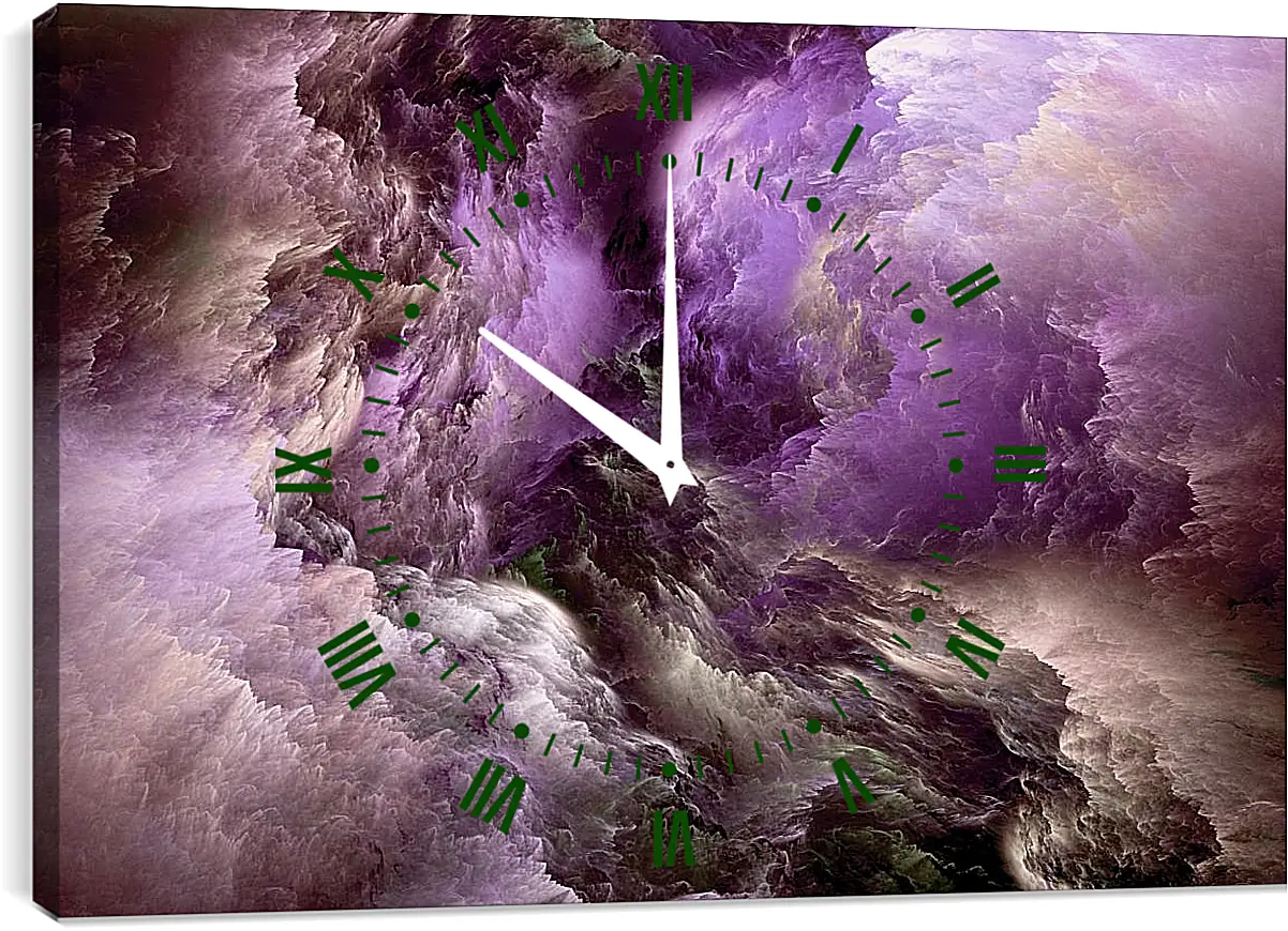 Часы картина - Абстракция