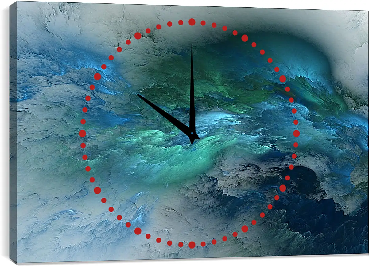 Часы картина - Абстракция