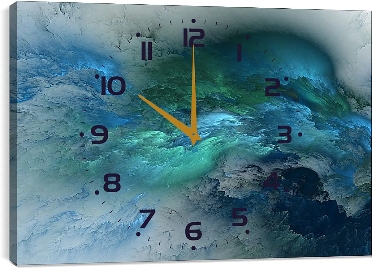 Часы картина - Абстракция