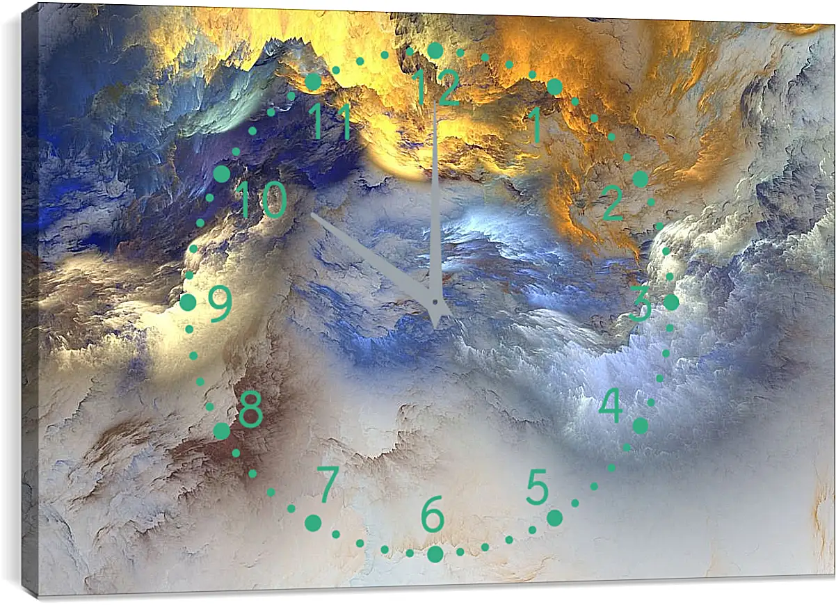 Часы картина - Абстракция