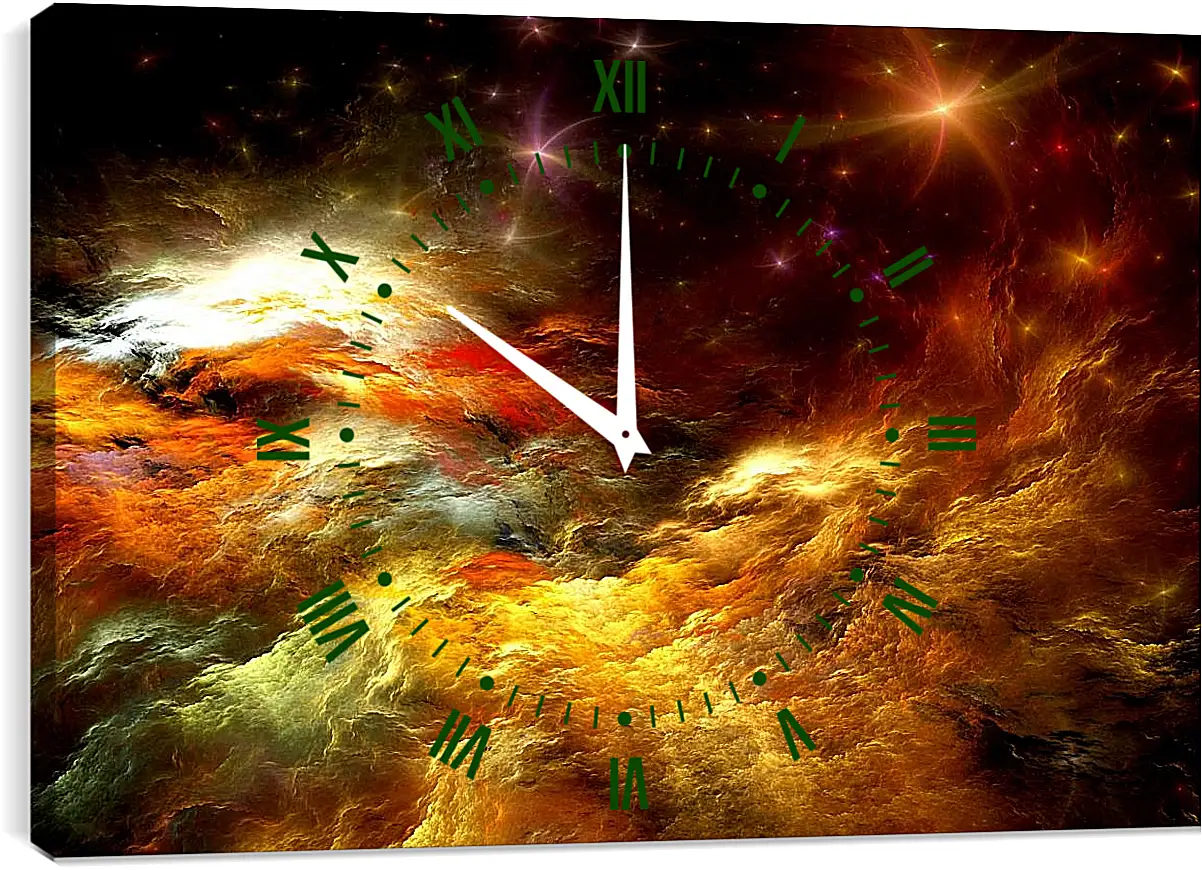 Часы картина - Абстракция