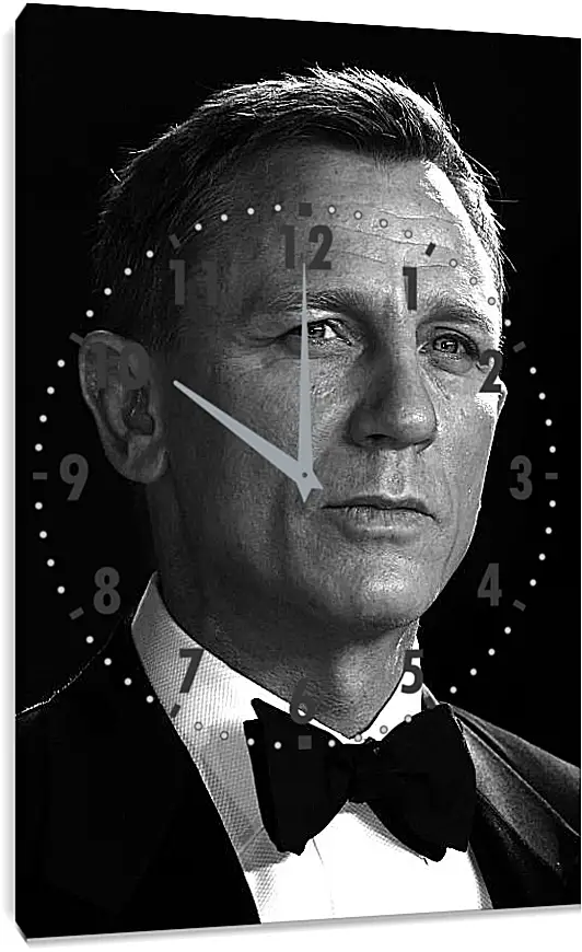 Часы картина - Дэниел Крейг. Daniel Craig