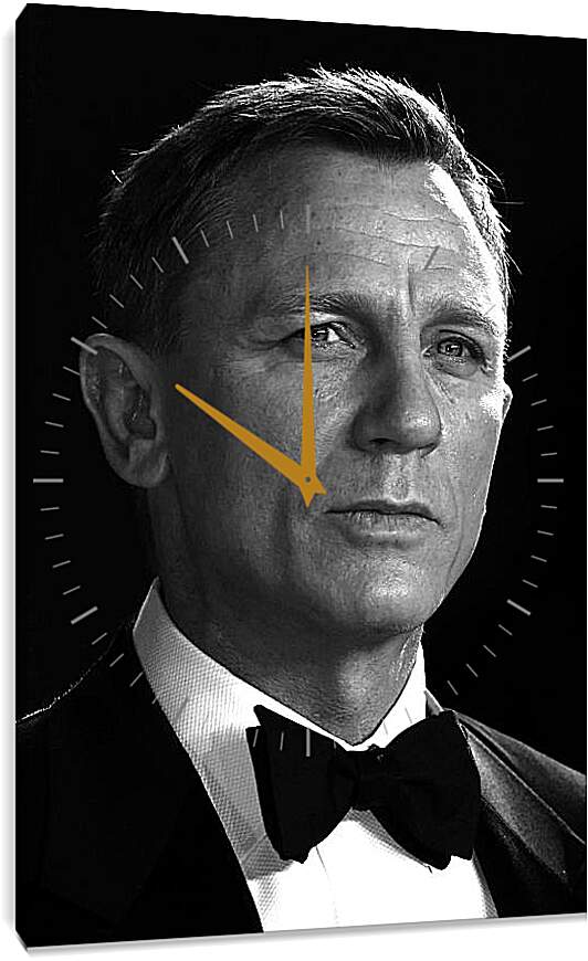 Часы картина - Дэниел Крейг. Daniel Craig