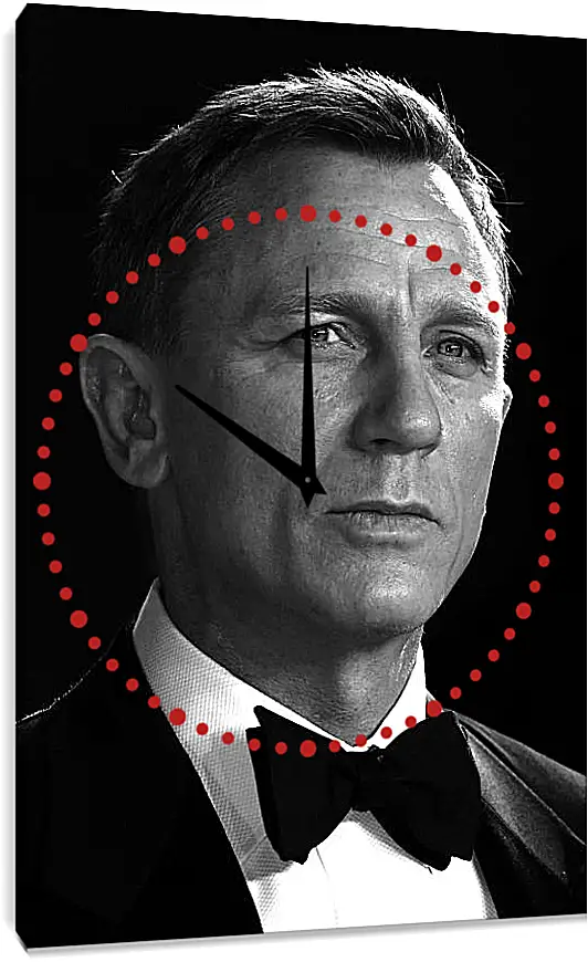 Часы картина - Дэниел Крейг. Daniel Craig