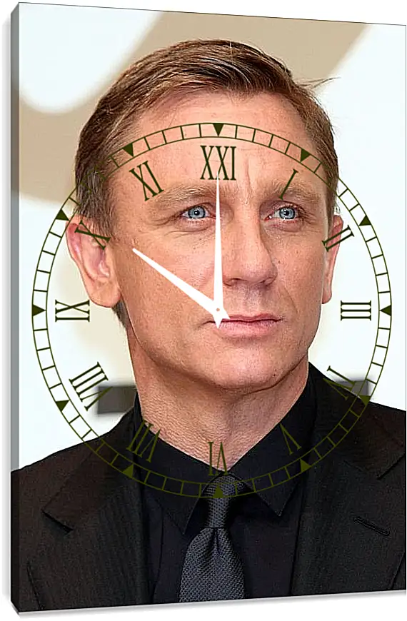 Часы картина - Дэниел Крейг. Daniel Craig