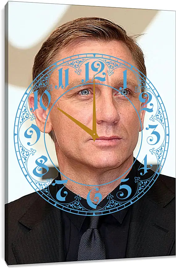 Часы картина - Дэниел Крейг. Daniel Craig