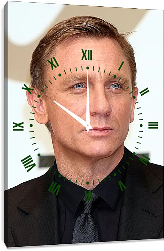 Часы картина - Дэниел Крейг. Daniel Craig