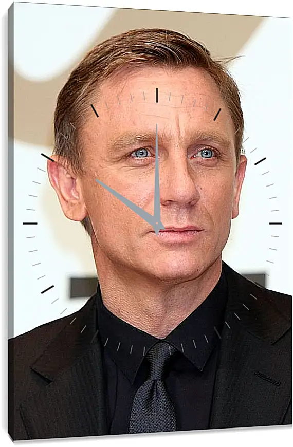 Часы картина - Дэниел Крейг. Daniel Craig