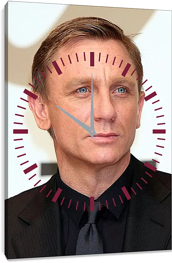 Часы картина - Дэниел Крейг. Daniel Craig