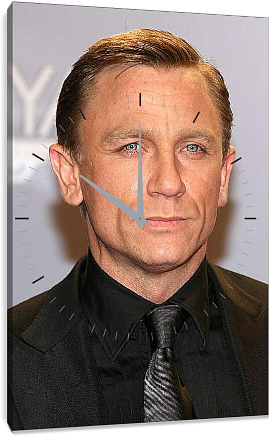 Часы картина - Дэниел Крейг. Daniel Craig