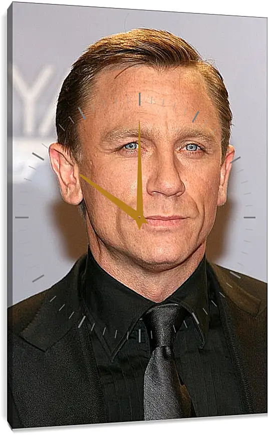 Часы картина - Дэниел Крейг. Daniel Craig