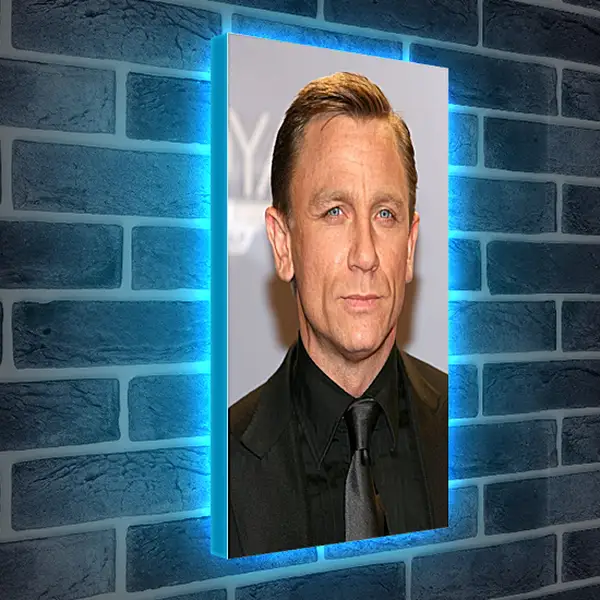 Лайтбокс световая панель - Дэниел Крейг. Daniel Craig