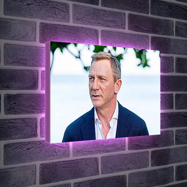 Лайтбокс световая панель - Дэниел Крейг. Daniel Craig