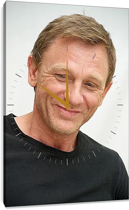 Часы картина - Дэниел Крейг. Daniel Craig