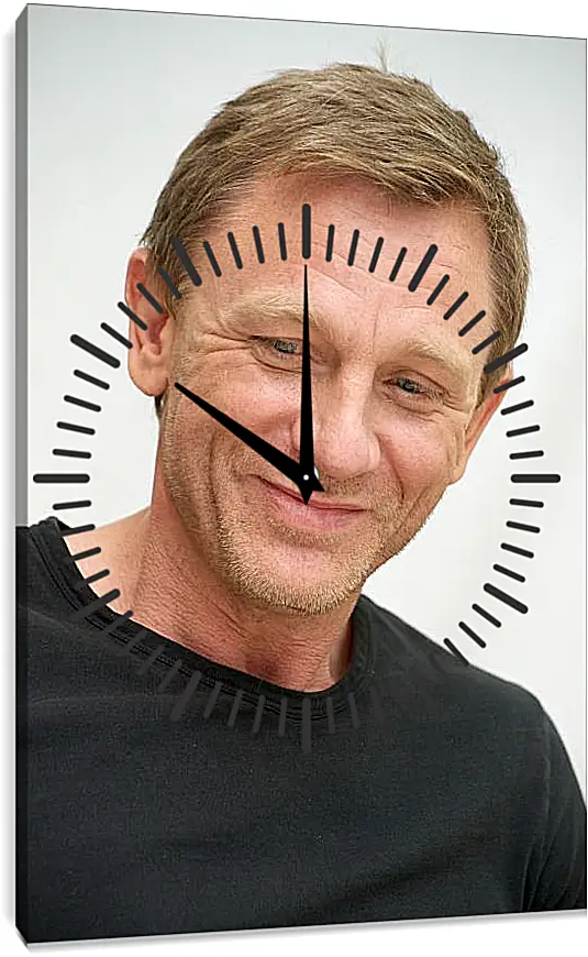 Часы картина - Дэниел Крейг. Daniel Craig