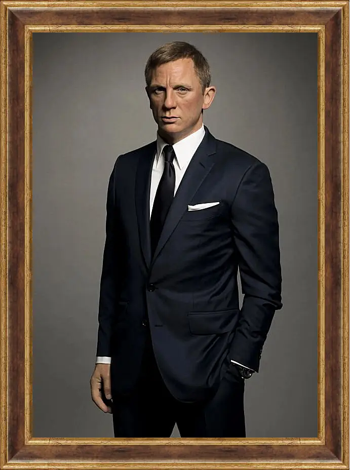 Картина в раме - Дэниел Крейг. Daniel Craig