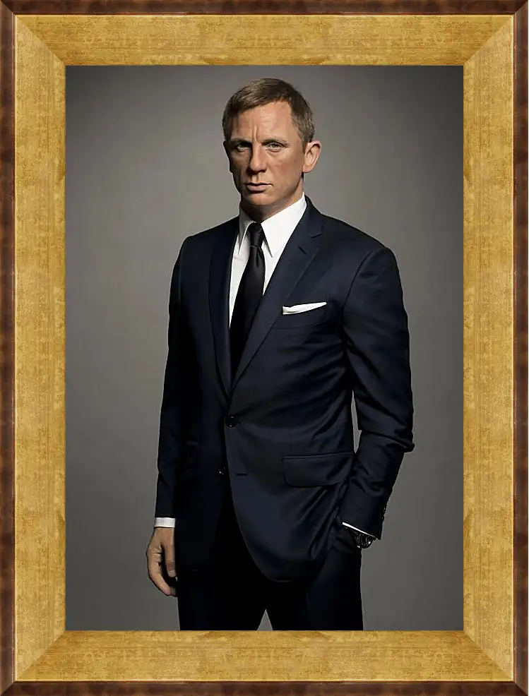 Картина в раме - Дэниел Крейг. Daniel Craig