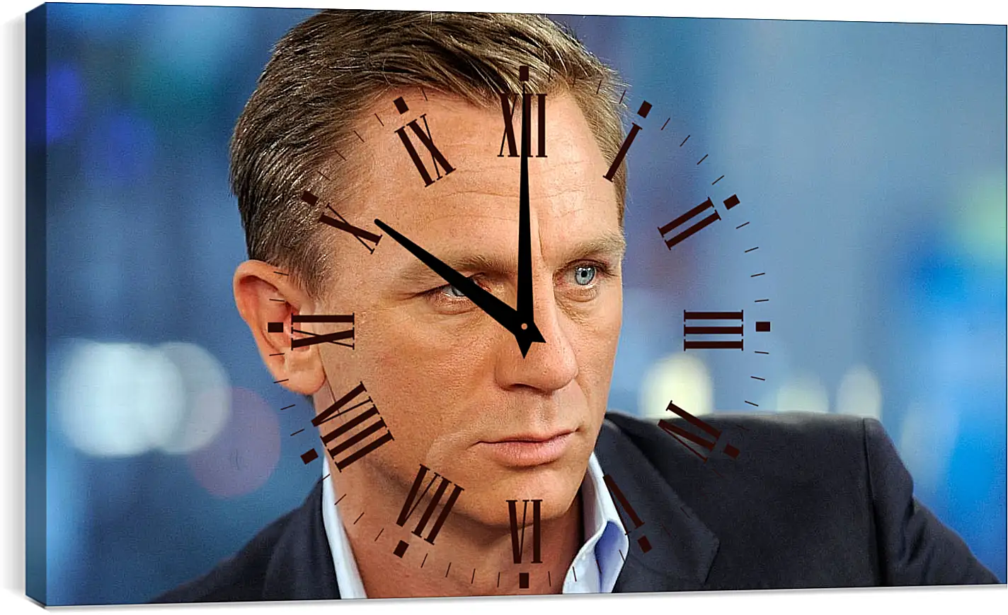 Часы картина - Дэниел Крейг. Daniel Craig
