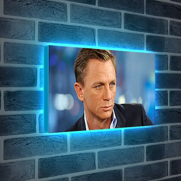 Лайтбокс световая панель - Дэниел Крейг. Daniel Craig