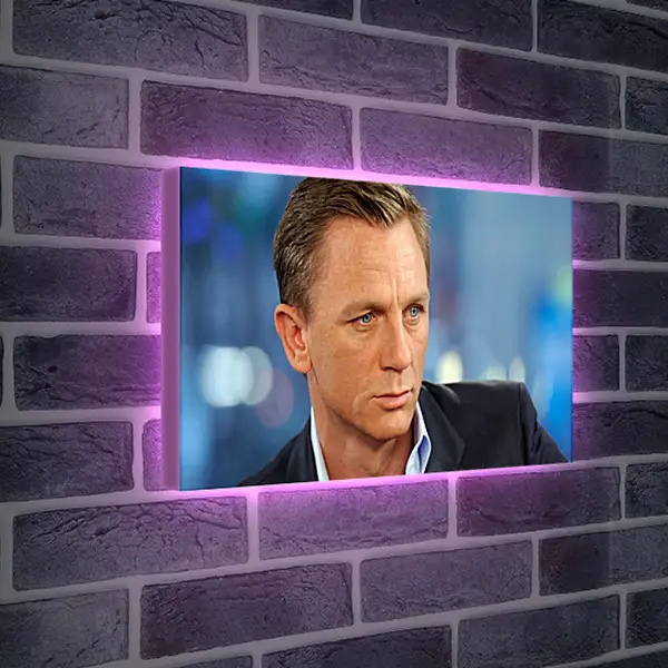 Лайтбокс световая панель - Дэниел Крейг. Daniel Craig