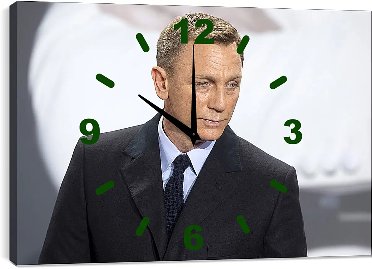 Часы картина - Дэниел Крейг. Daniel Craig