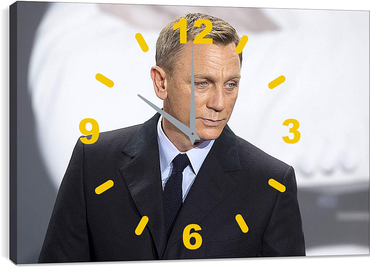 Часы картина - Дэниел Крейг. Daniel Craig