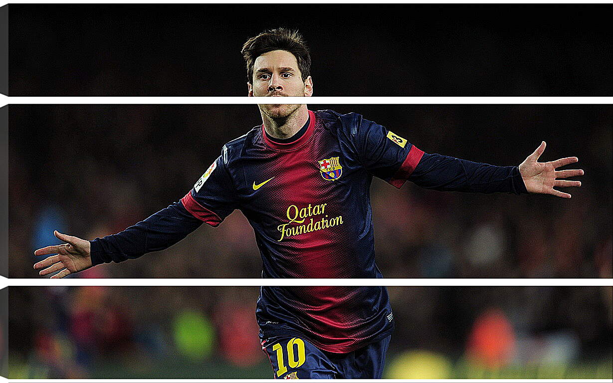 Модульная картина - Лионель Месси (Lionel Andres Messi ) Футбол