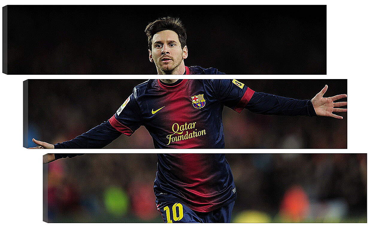 Модульная картина - Лионель Месси (Lionel Andres Messi ) Футбол