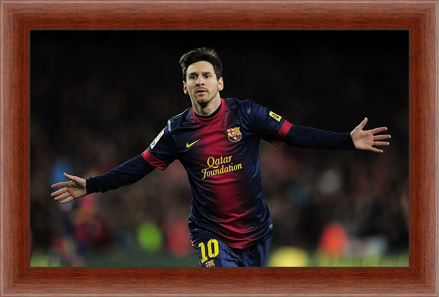 Картина в раме - Лионель Месси (Lionel Andres Messi ) Футбол