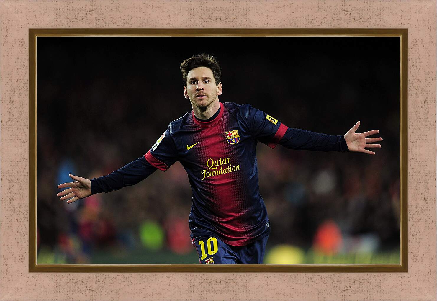 Картина в раме - Лионель Месси (Lionel Andres Messi ) Футбол